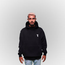 Lade das Bild in den Galerie-Viewer, Black Hooded Back Print